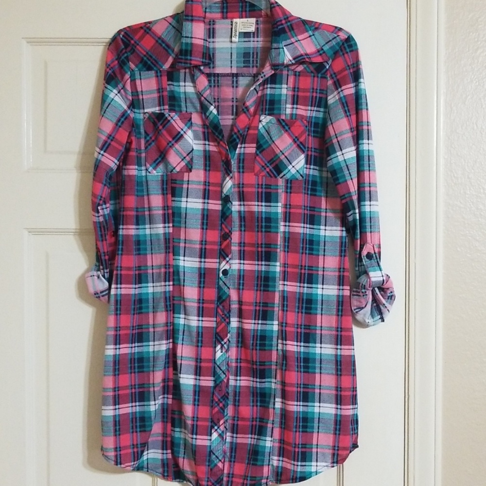Cute flannel dress